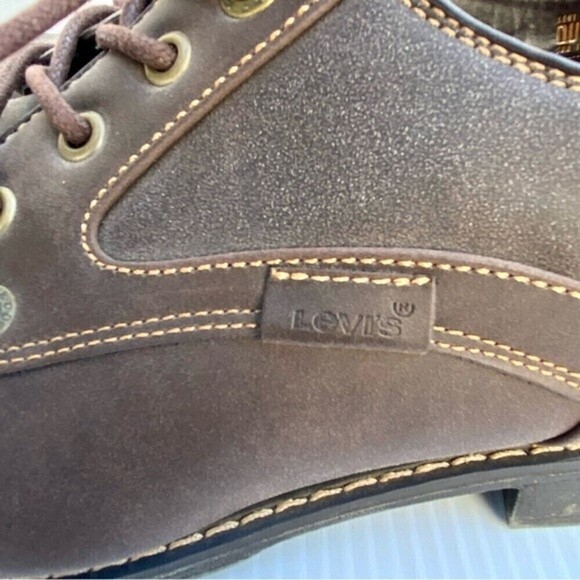 Levi’s 13 Brown COMFORT Lace up dress shoes used great condition - Picture 12 of 12